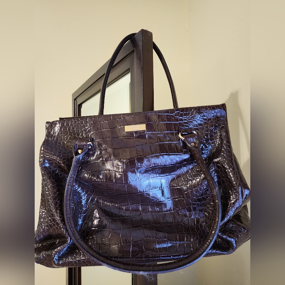 Kate Spade X-Large Croc Embossed Handbag